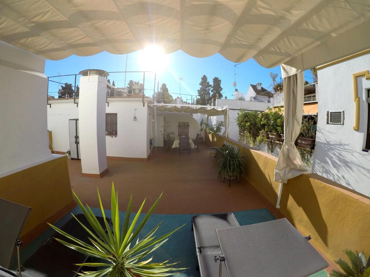 Duplex Acogedor Con Gran Terraza En Pleno Centro De Sevilla! Ngoại thất bức ảnh
